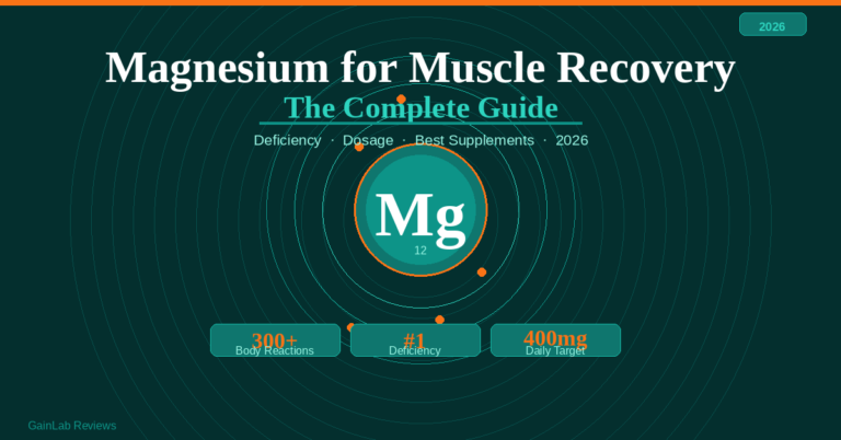 Magnesium for muscle recovery.